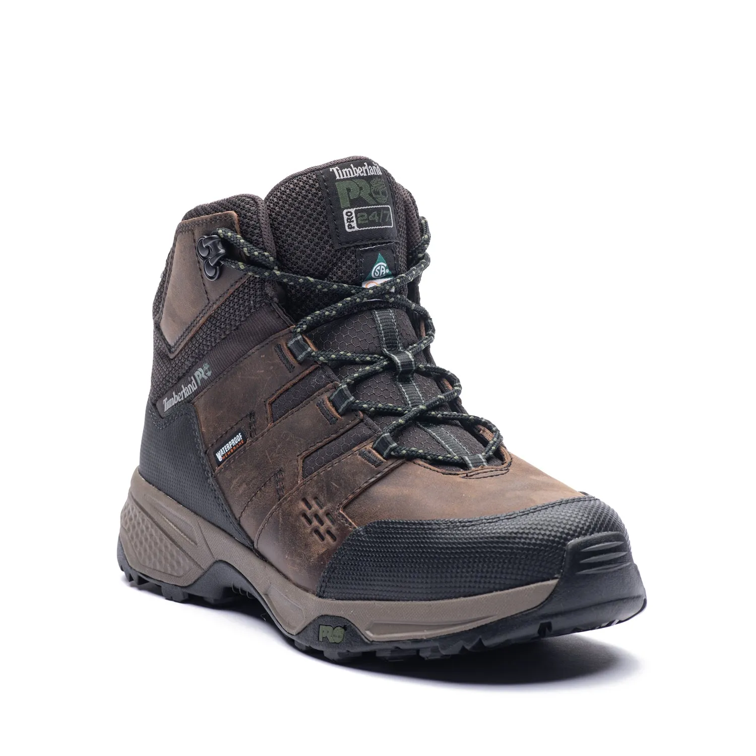 Switchback LT Men's 6" Waterproof Steel Toe Work Boots A61T7 Slip Resistant Rough Trail Hiker