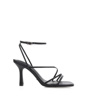 SYLVIA WIDE FIT - BLACK Height Boost Posture Spark
