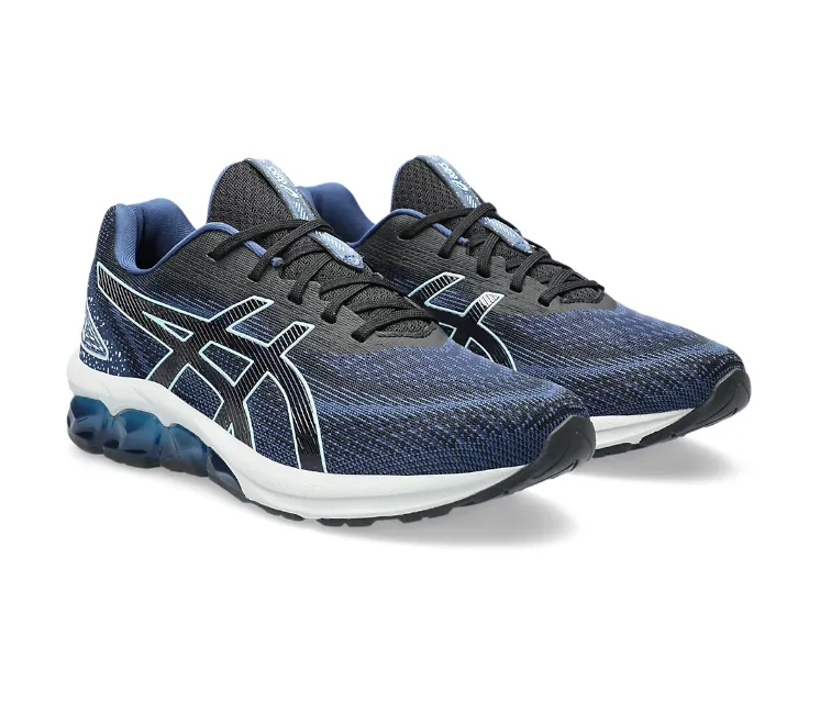 Sock Like Fit Men's Asics Gel-Quantum 180 7 (Black/Midnight Blue)