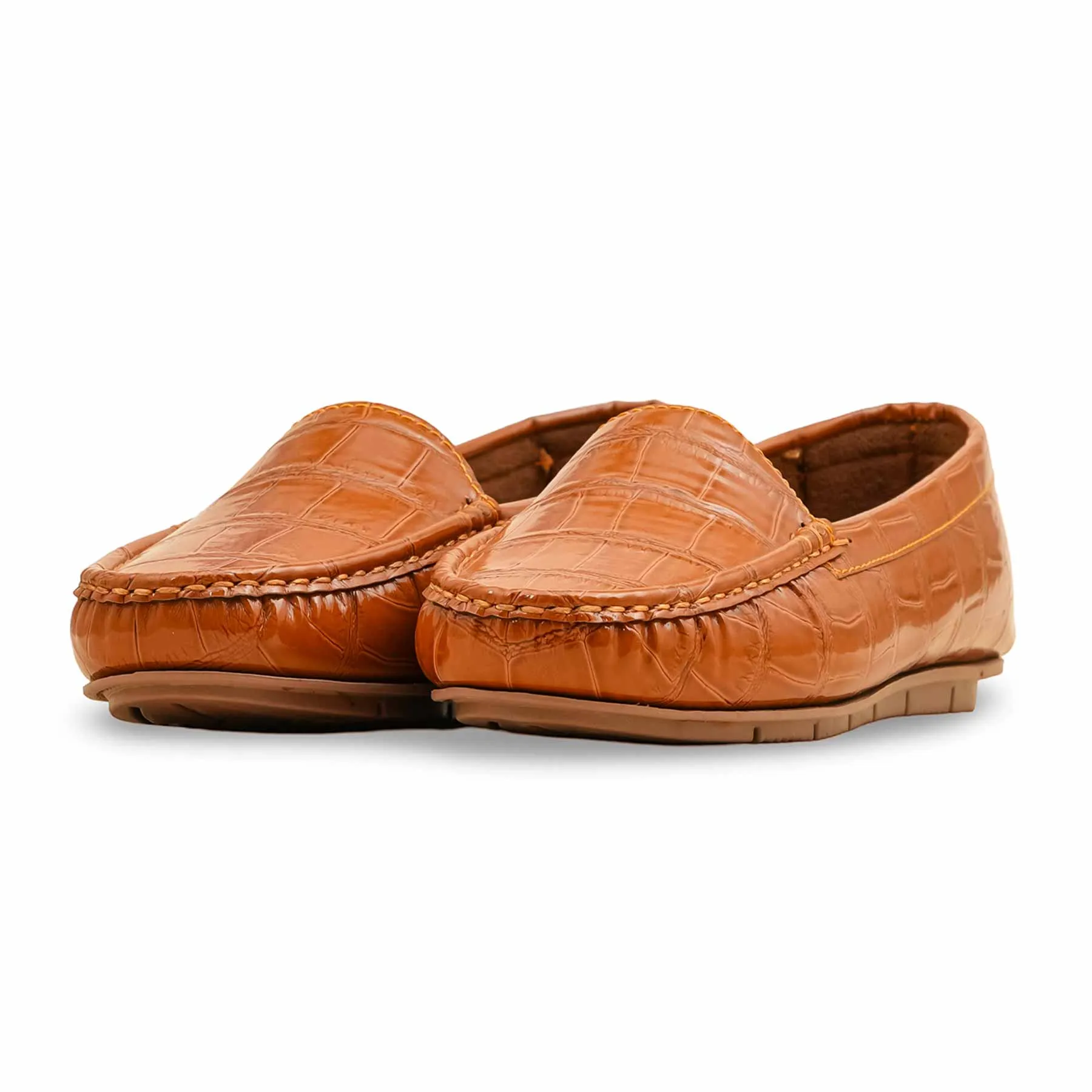 Tan Moccasin For Women WN4507 Book Glow