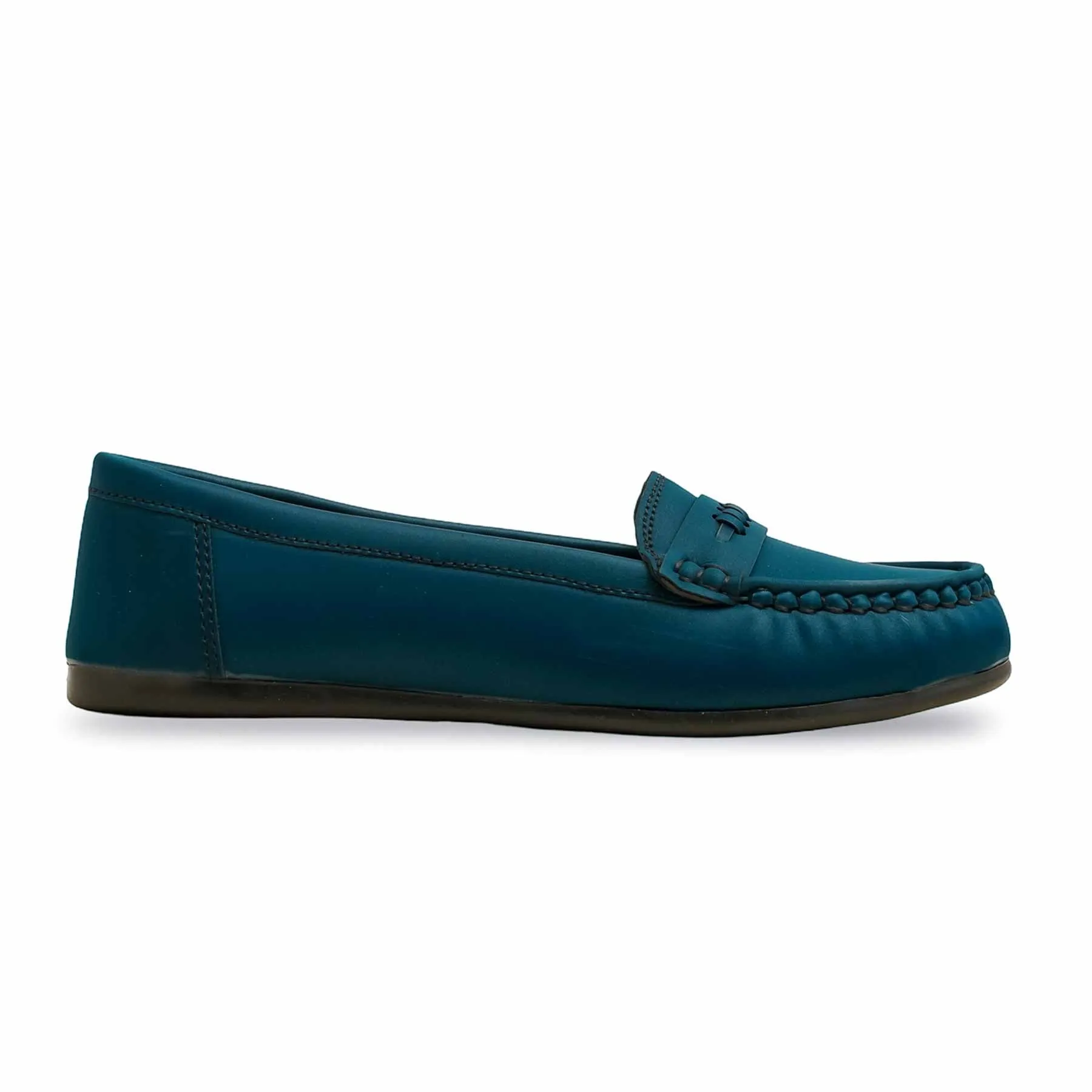 Teal Blue Moccasin WN4501 Coral View Help Glow