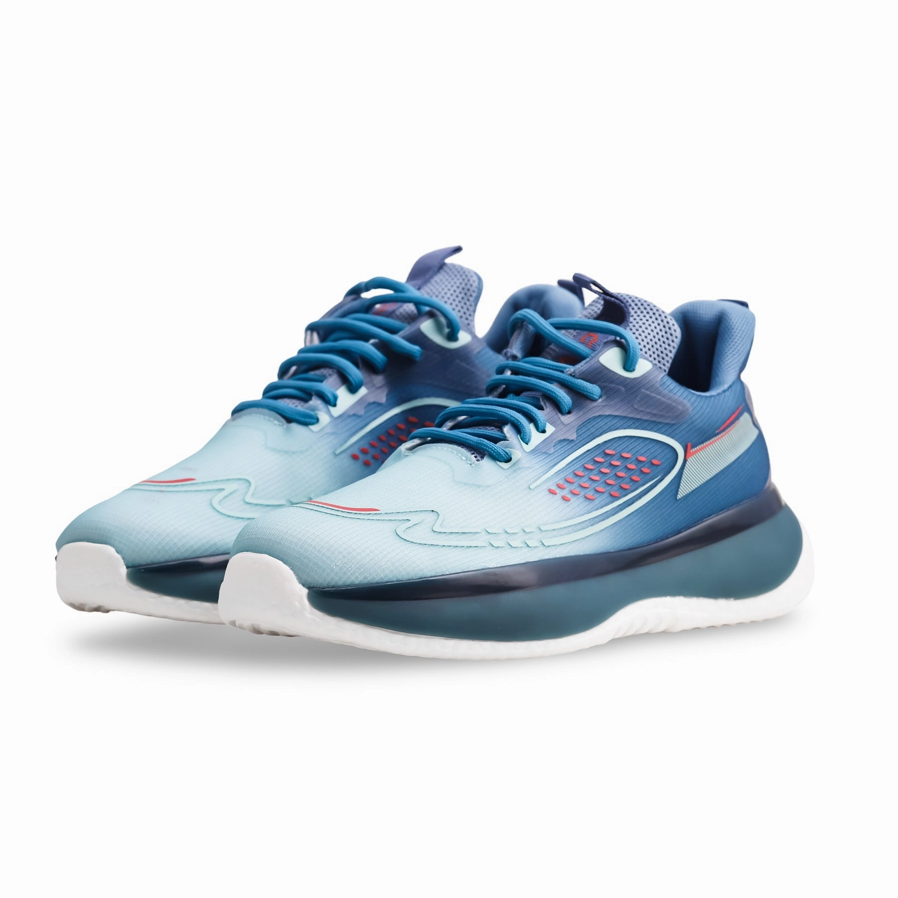 Teal Blue Casual Sneaker AT7344 All-around silhouette Anti fungal