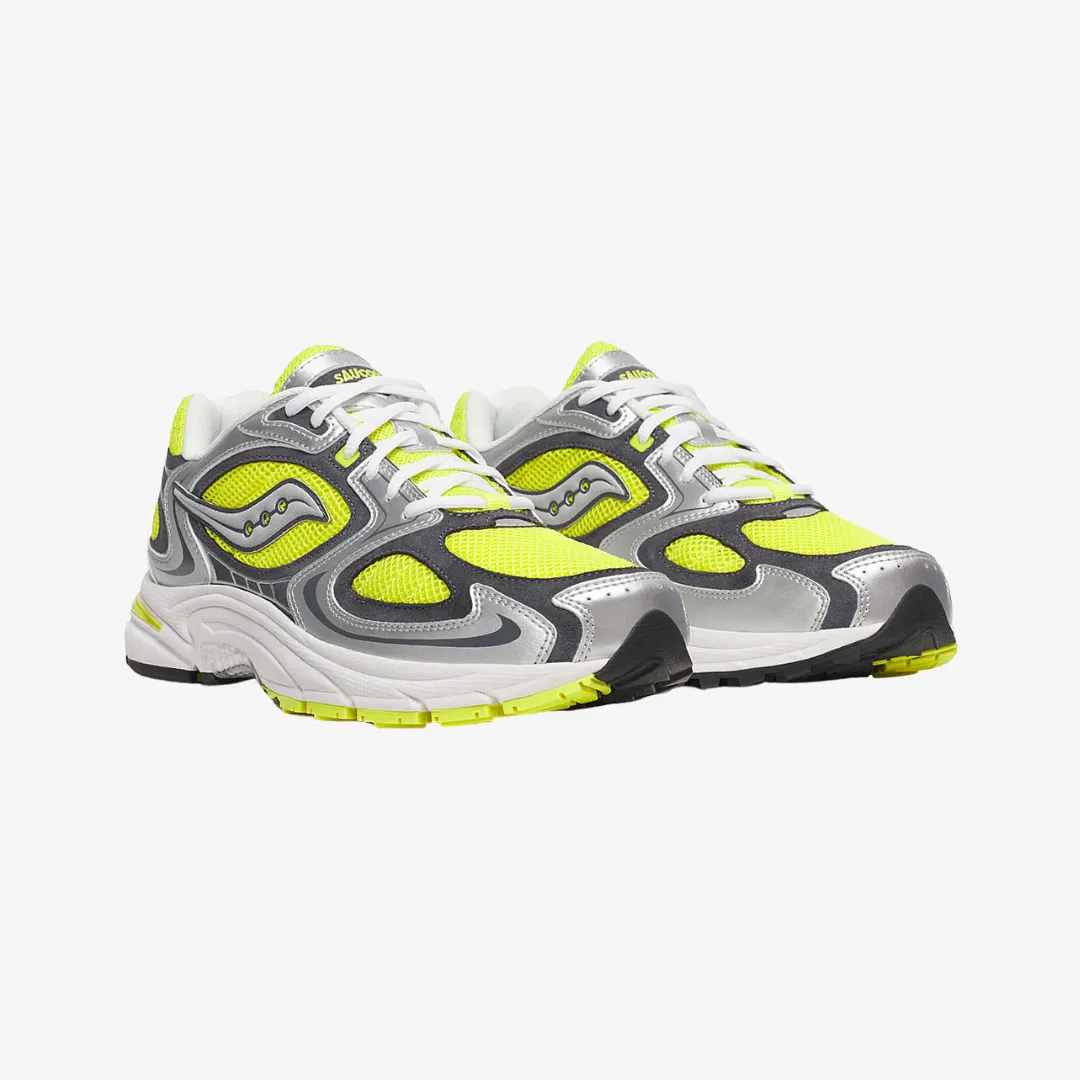 mens saucony grid jazz 9 (yellow/silver) Shockproof Heel Machine Washable Fabric