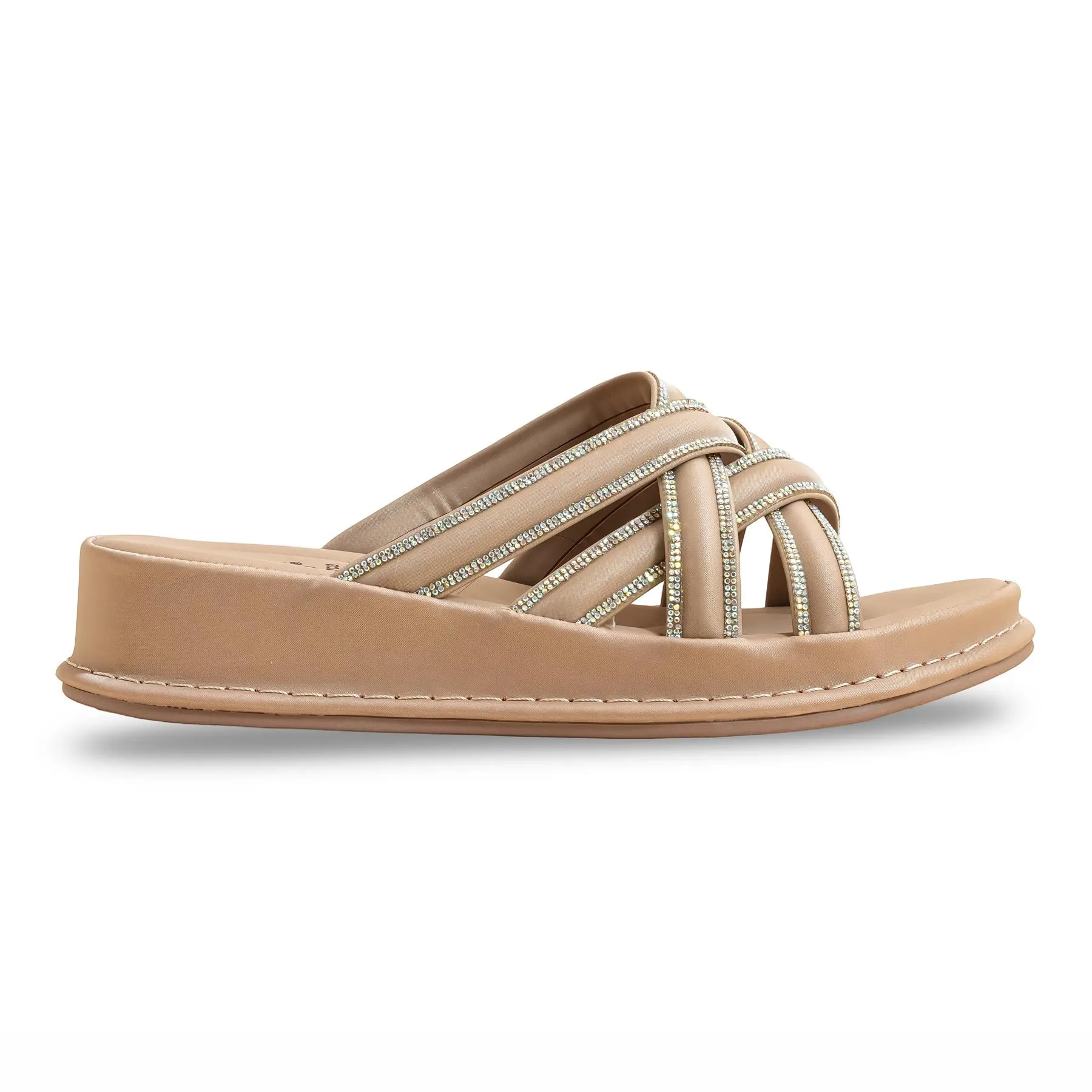 Long - distance most trendy Beige Formal Slipper LPU703