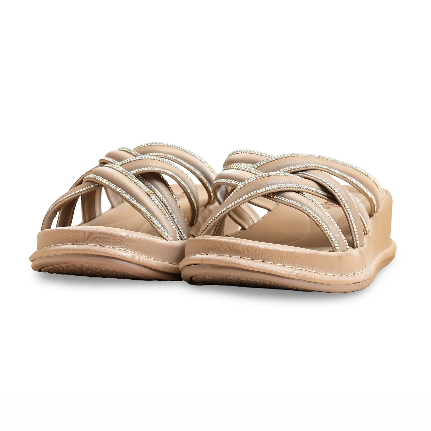 Beige Formal Slipper LPU703 Summer Fun