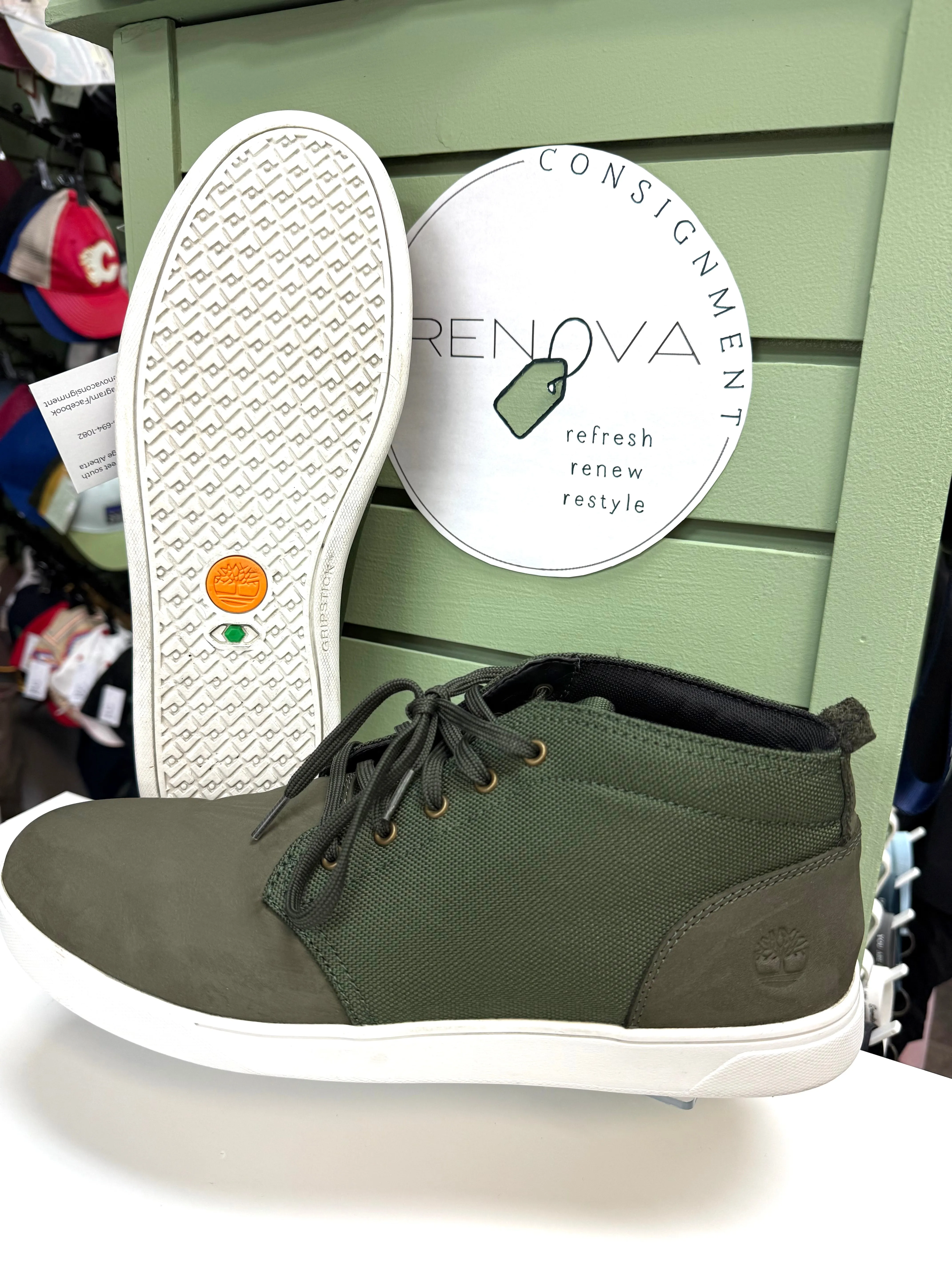 Timberland Davis Square Chukka Sneakers (Mens 12) Anatomically Shaped Footbed Adjustable Fit System