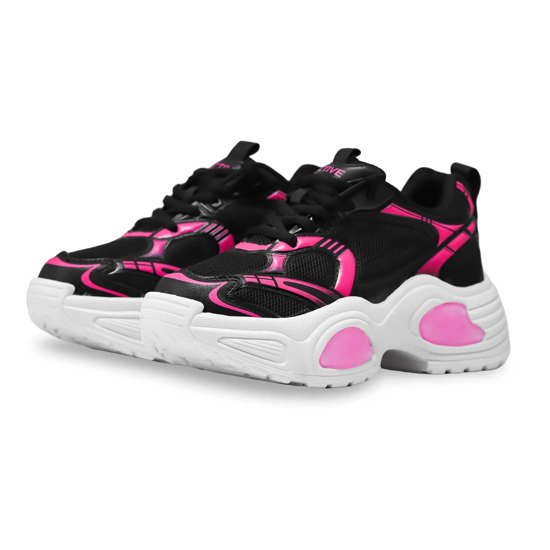 Abrasion Guard Vibrant fit Black Casual Sneaker AT7342