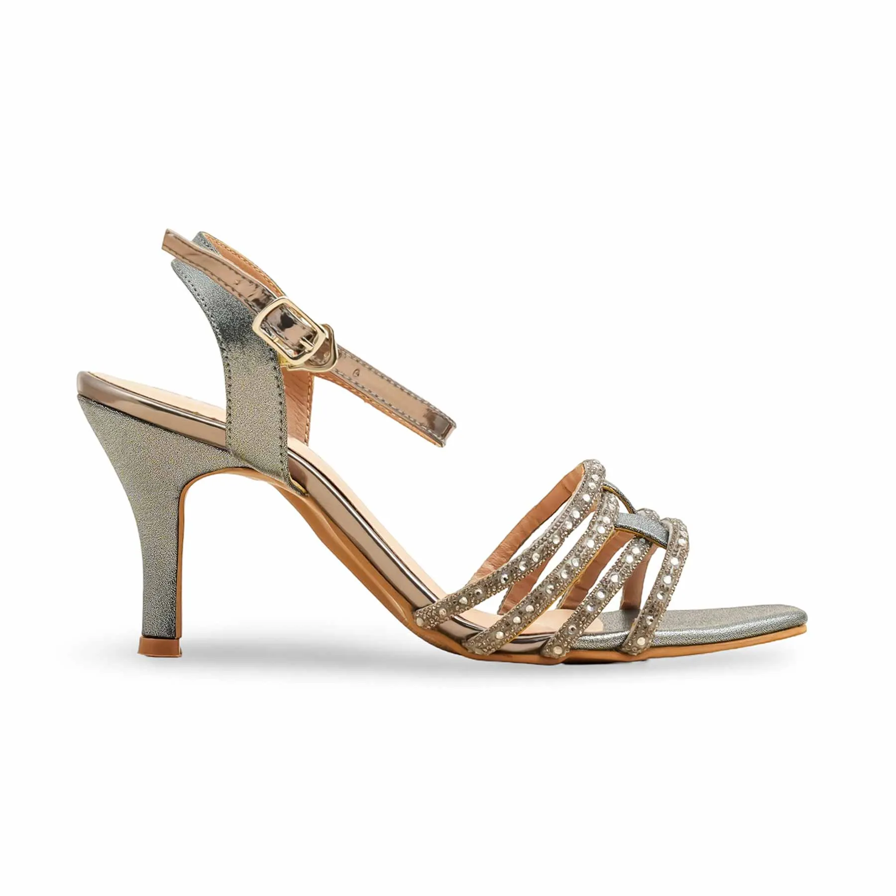 Anti Slip Grey Fancy Sandal FN6213