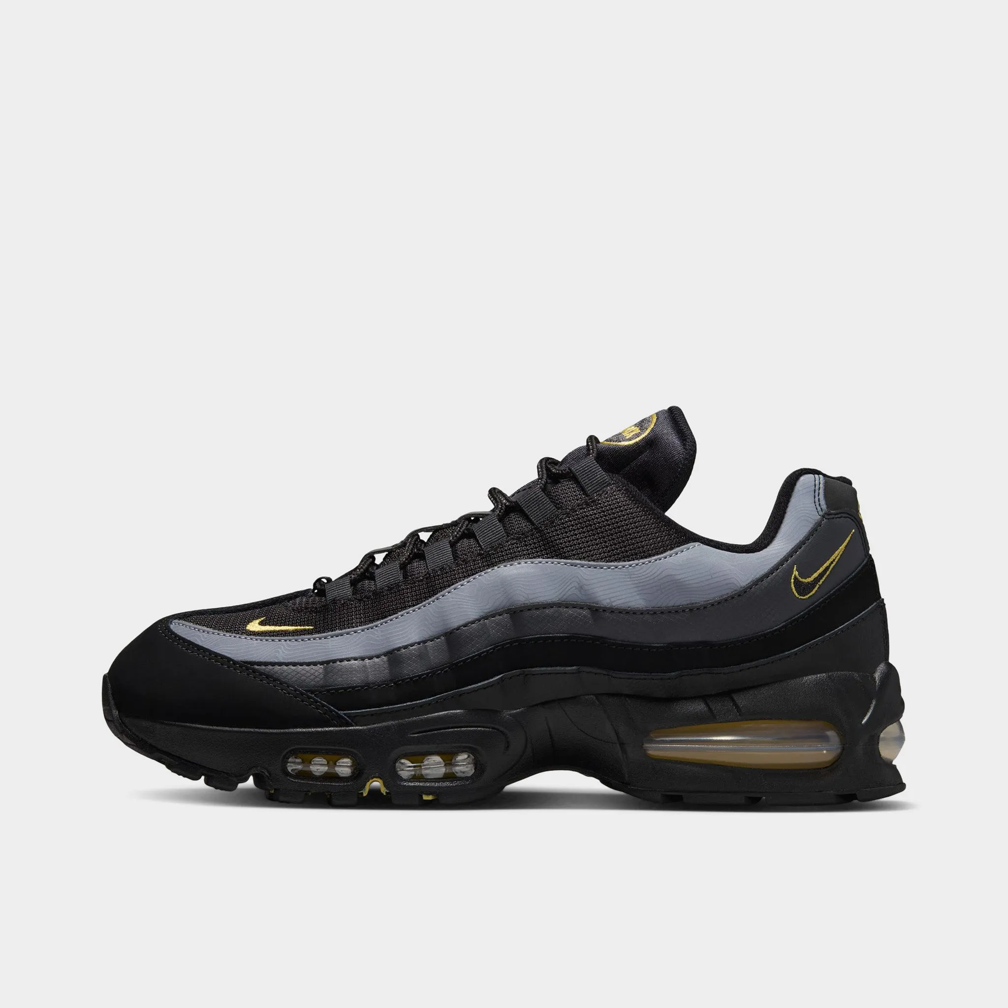 Nike Air Max 95 OG Black / Buff Gold - Anthracite Bonded Seamless Orthotic Compatible