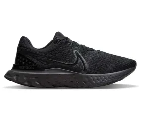 Cozy Fit Outdoor Use Men??s Nike React Infinity Run FK3 (Black/Black)