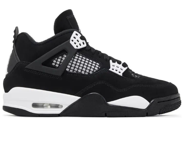 Comfort quality Men??s Nike Air Jordan 4 Retro (White Thunder)
