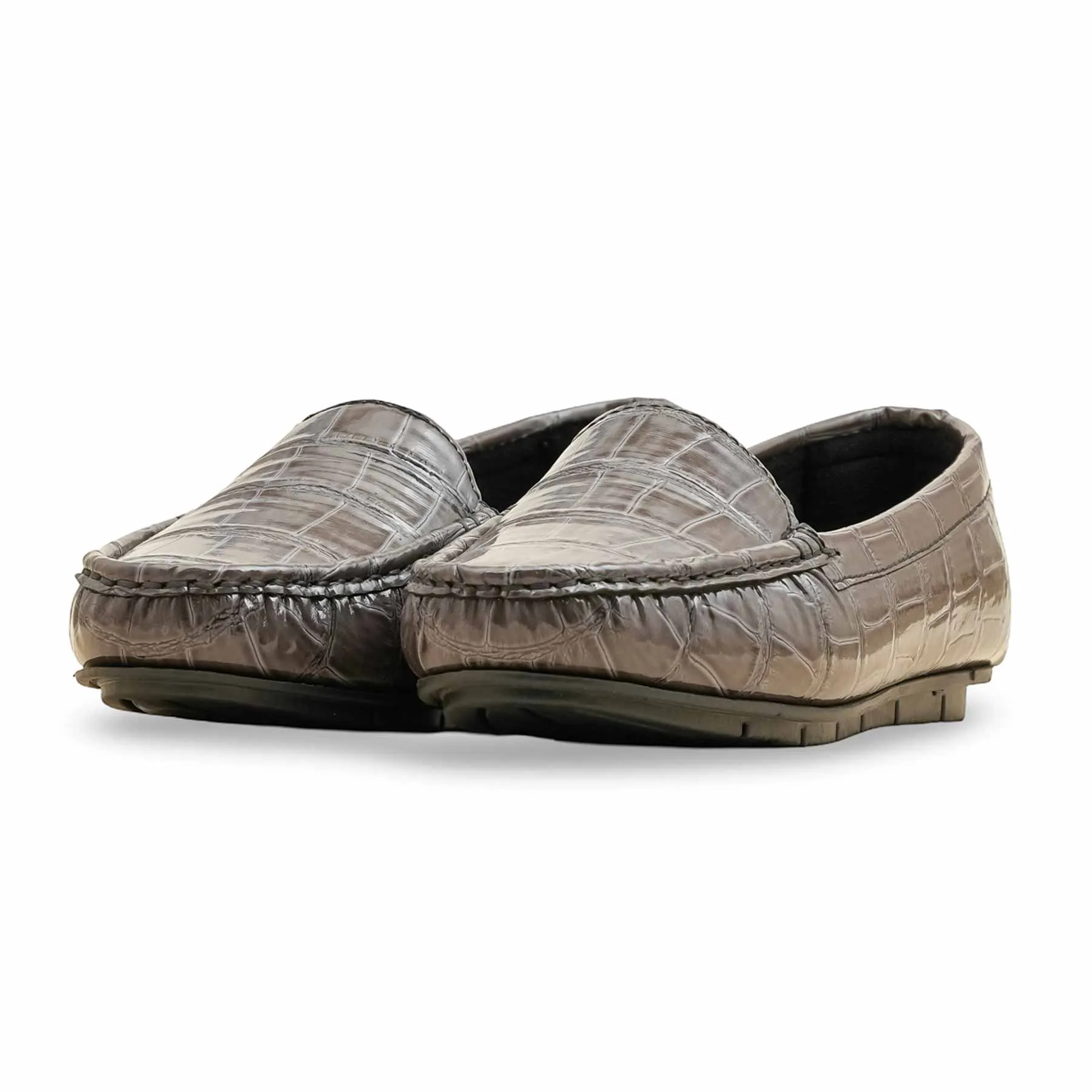 Picnic Vibe Museum Glow Grey Moccasin For Women WN4507