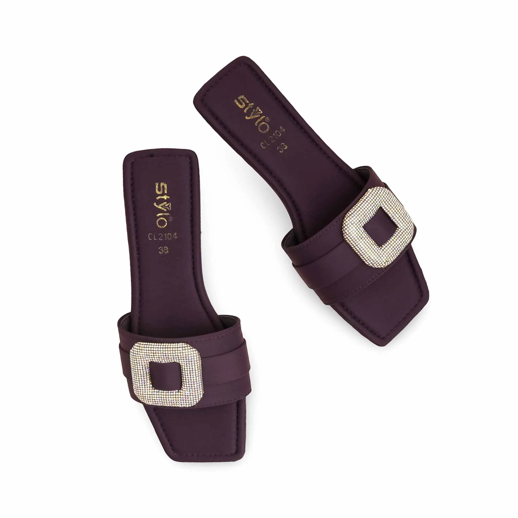 Fish Dock Harvest Day Purple Casual Slipper CL2104