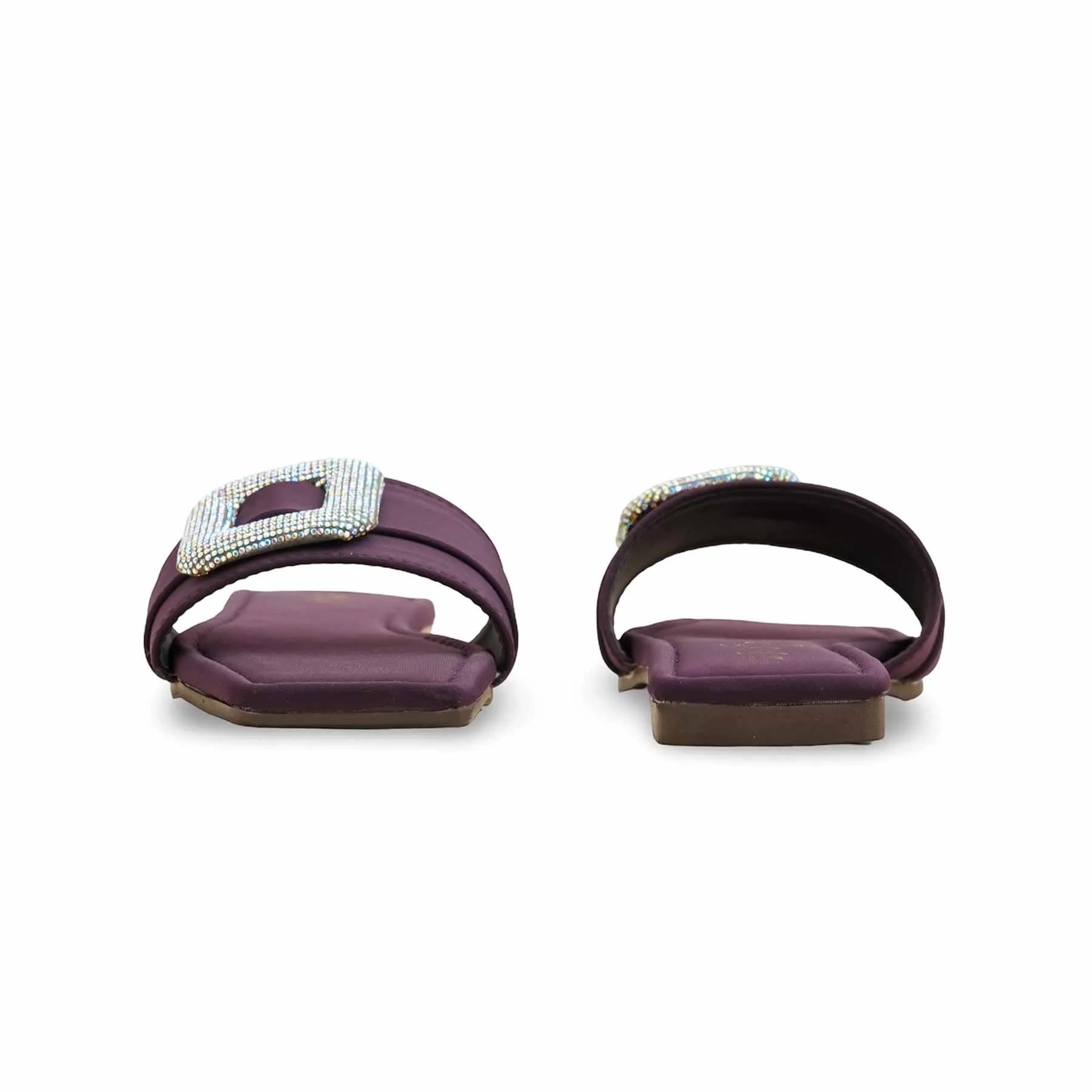 Cushioned Comfort Purple Casual Slipper CL2104