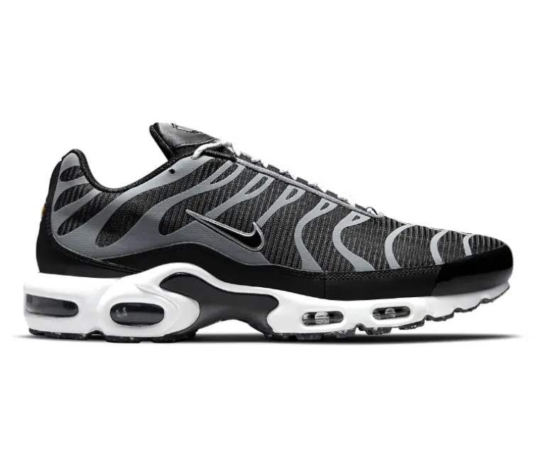 Men's Nike Air Max Plus TN (Black/Metallic Silver) Ultra Cushion