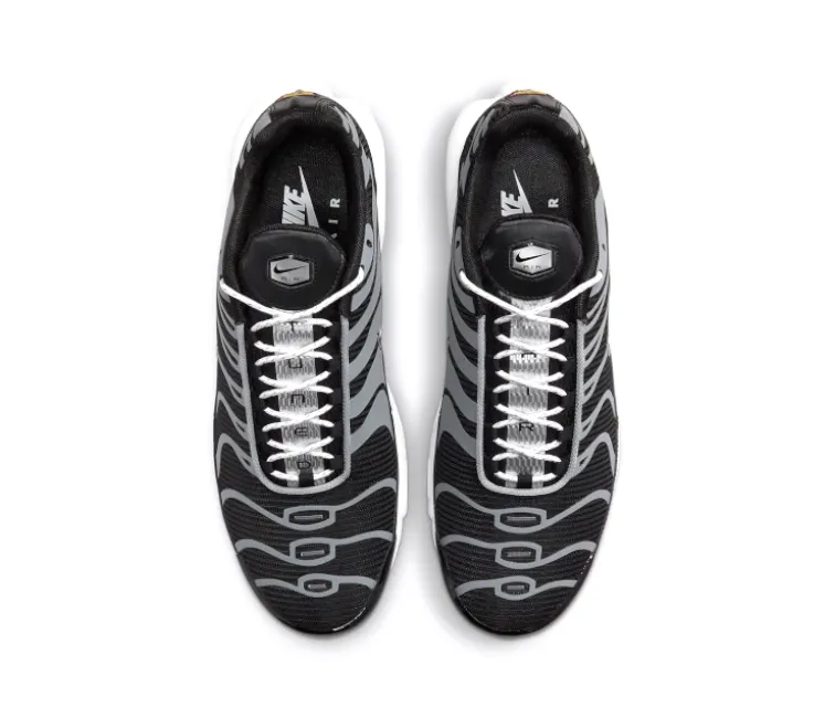 Men's Nike Air Max Plus TN (Black/Metallic Silver) Hygroscopic Insole Layer