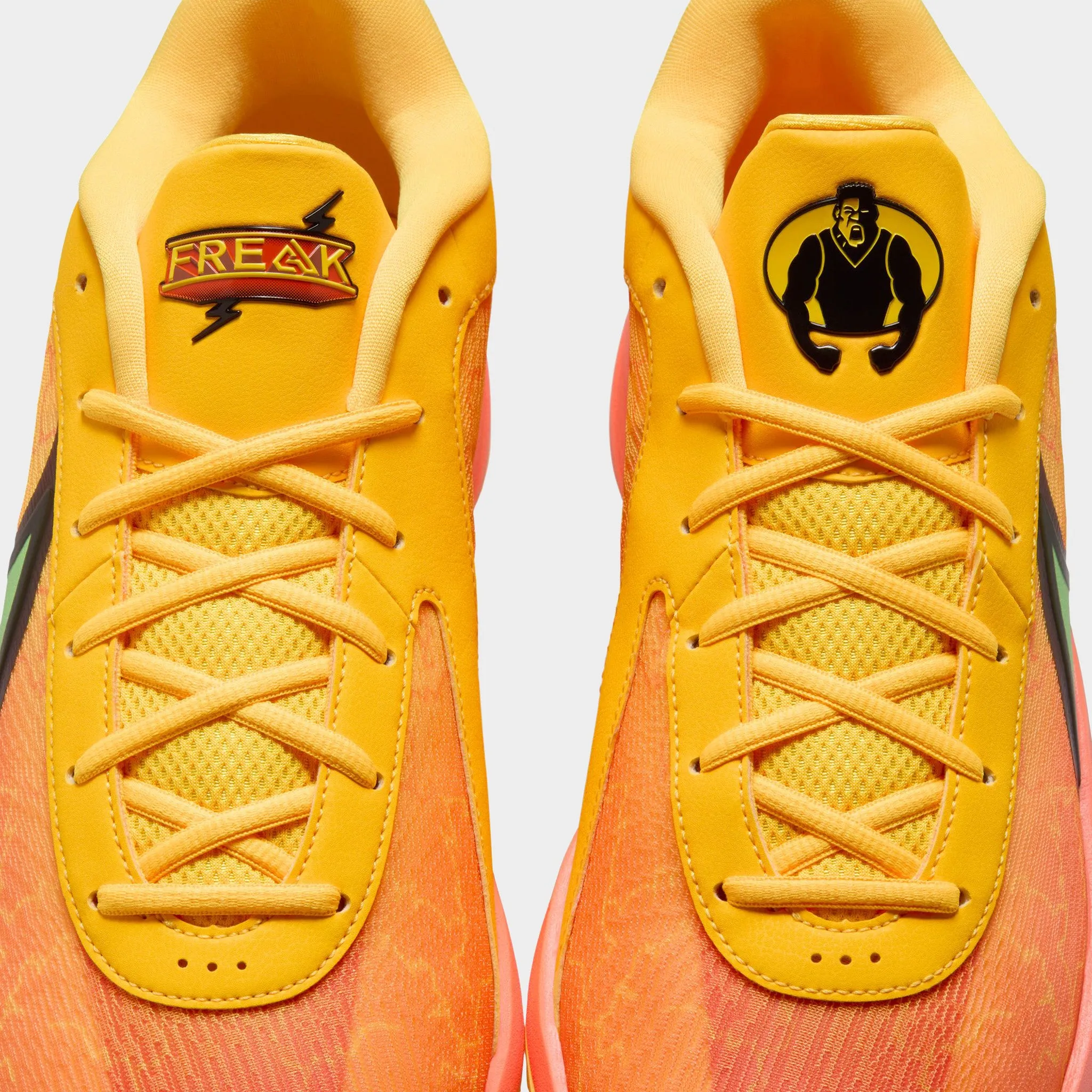 Nike Giannis Freak 6 Light Wild Mango / Action Green - Black Dynamic Foot Rocking Systems