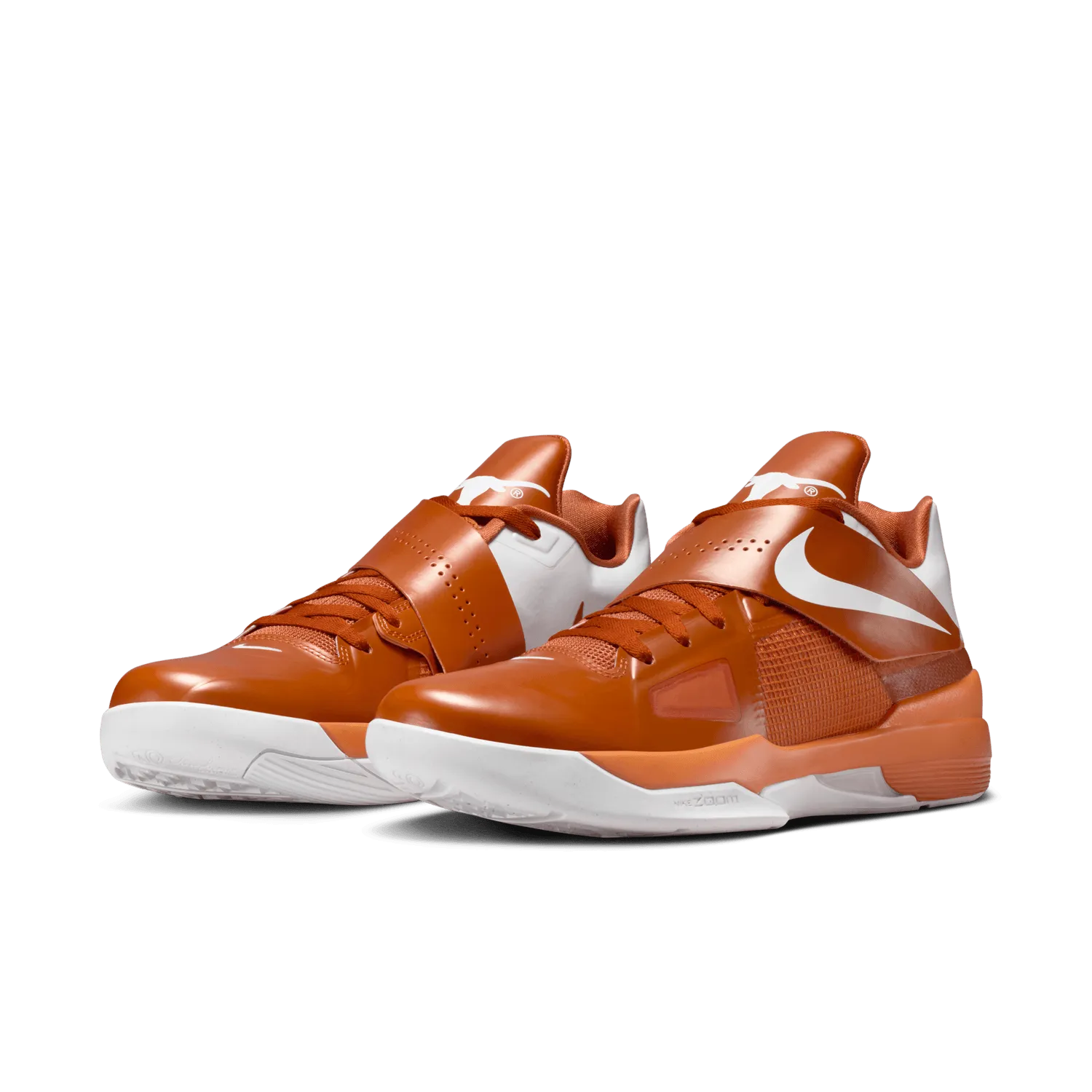 Glow Run Indoor Ready mens nike zoom kd IV (desert orange/white)