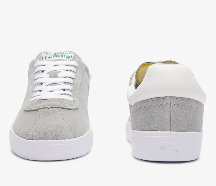 Quiet Step Men's Lacoste Baseshot 124 2 SMA (Grey/White)