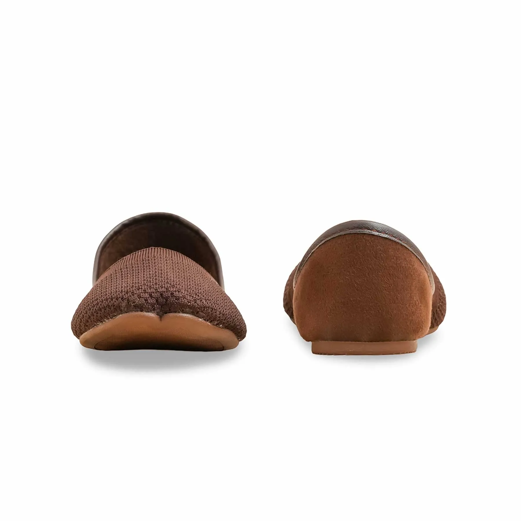 Brown Casual Khusa EC8573 Tea Time Stone Step