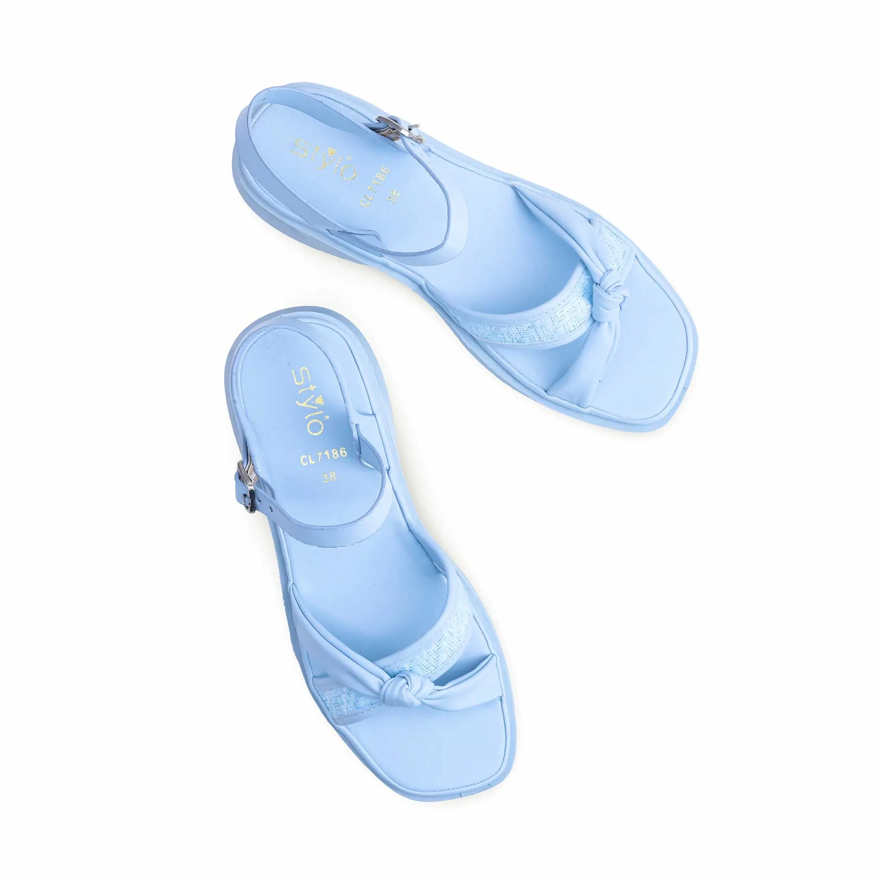 Fashion Star Glamour Sandals Sky Blue Casual Sandal CL7186