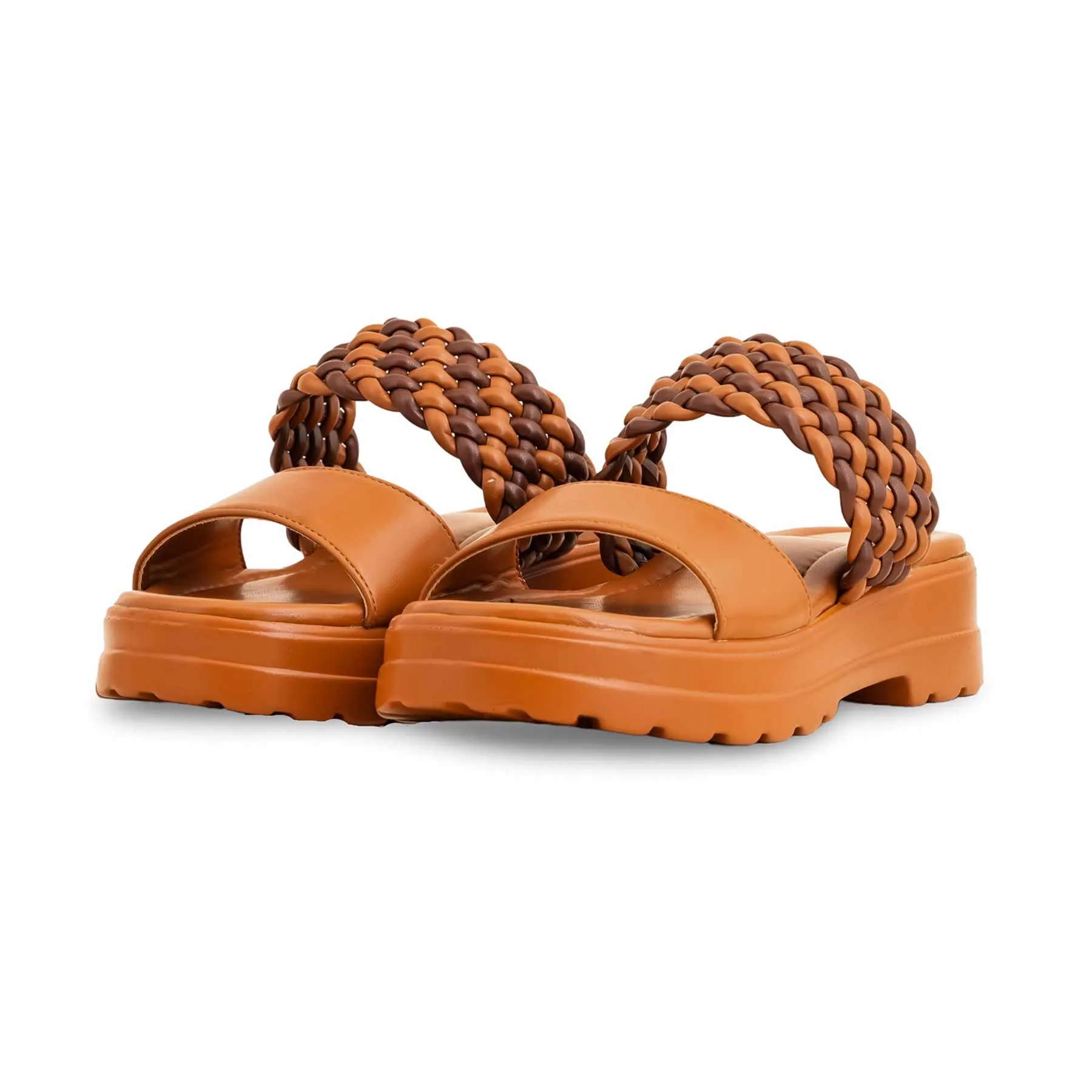 Mustard Formal Slipper PU0527 Rain Ready