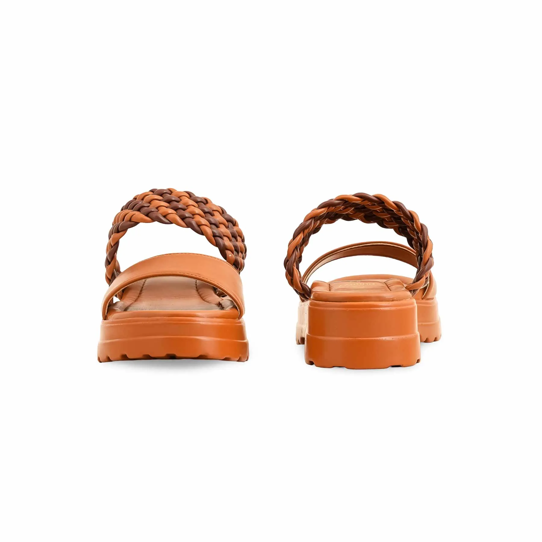 Mustard Formal Slipper PU0527 Bold Design