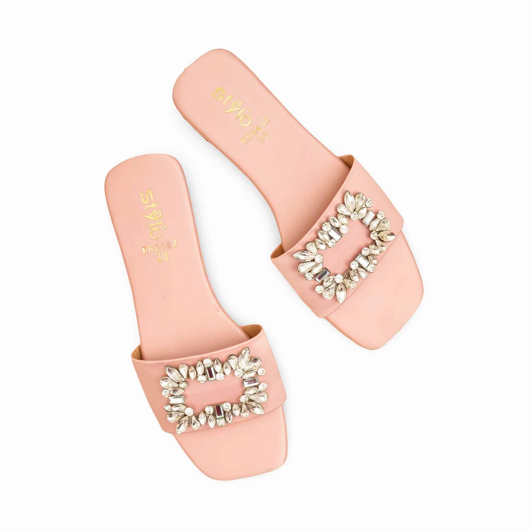 Pink Formal Slipper For Ladies FR8422 Fish Dock
