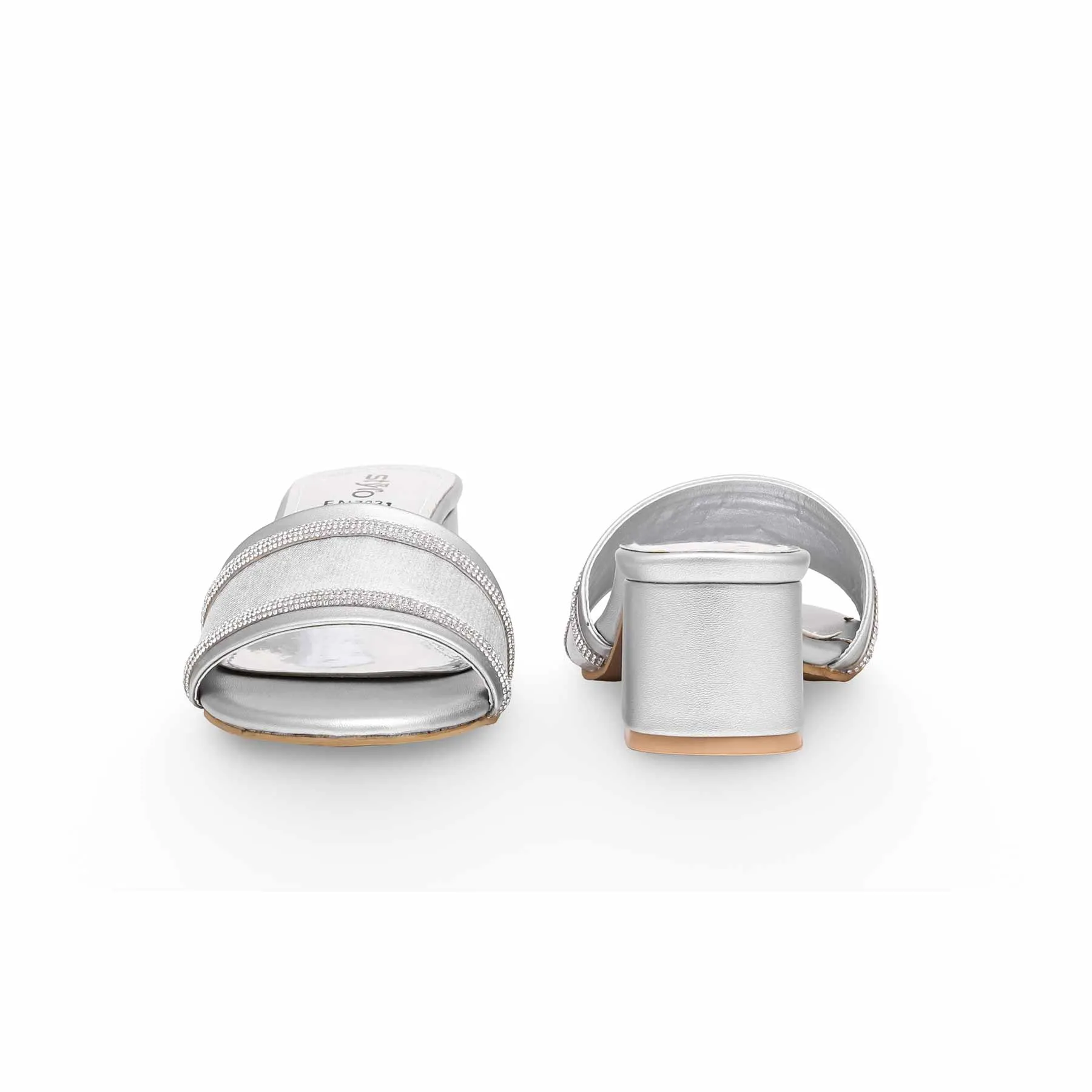 Silver Fancy Slipper FN7831 Mom Chic Perfect Pick