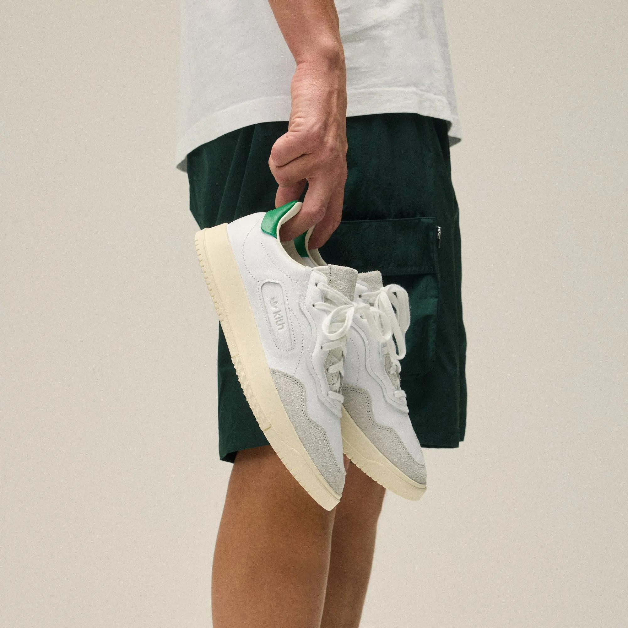 Kith Classics for adidas Originals SC Premiere - White / Green Dry Fast Sneaker Style