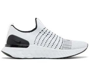Men's Nike React Phantom Run (True White/Black) Eco Friendly Fabric Friction reduction