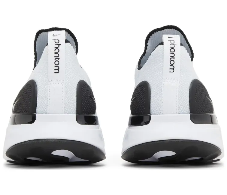 Sporty Look Temperature Regulating Lining Men's Nike React Phantom Run (True White/Black)