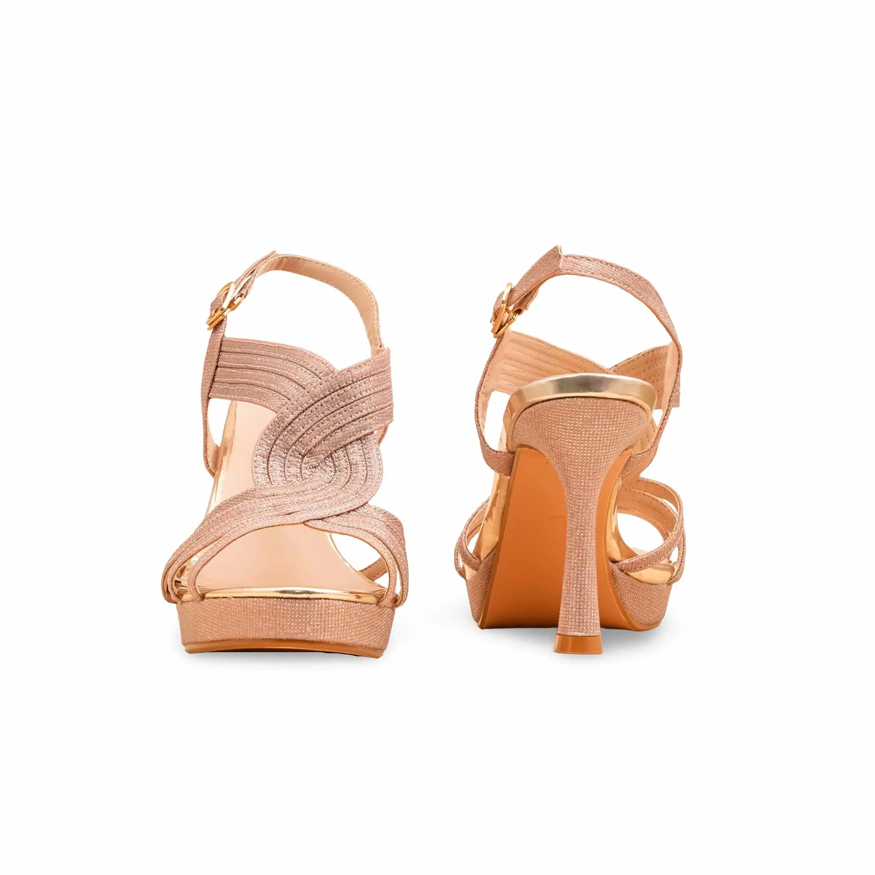 Champagne Fancy Bridal Sandal FN6240 Heat Guard