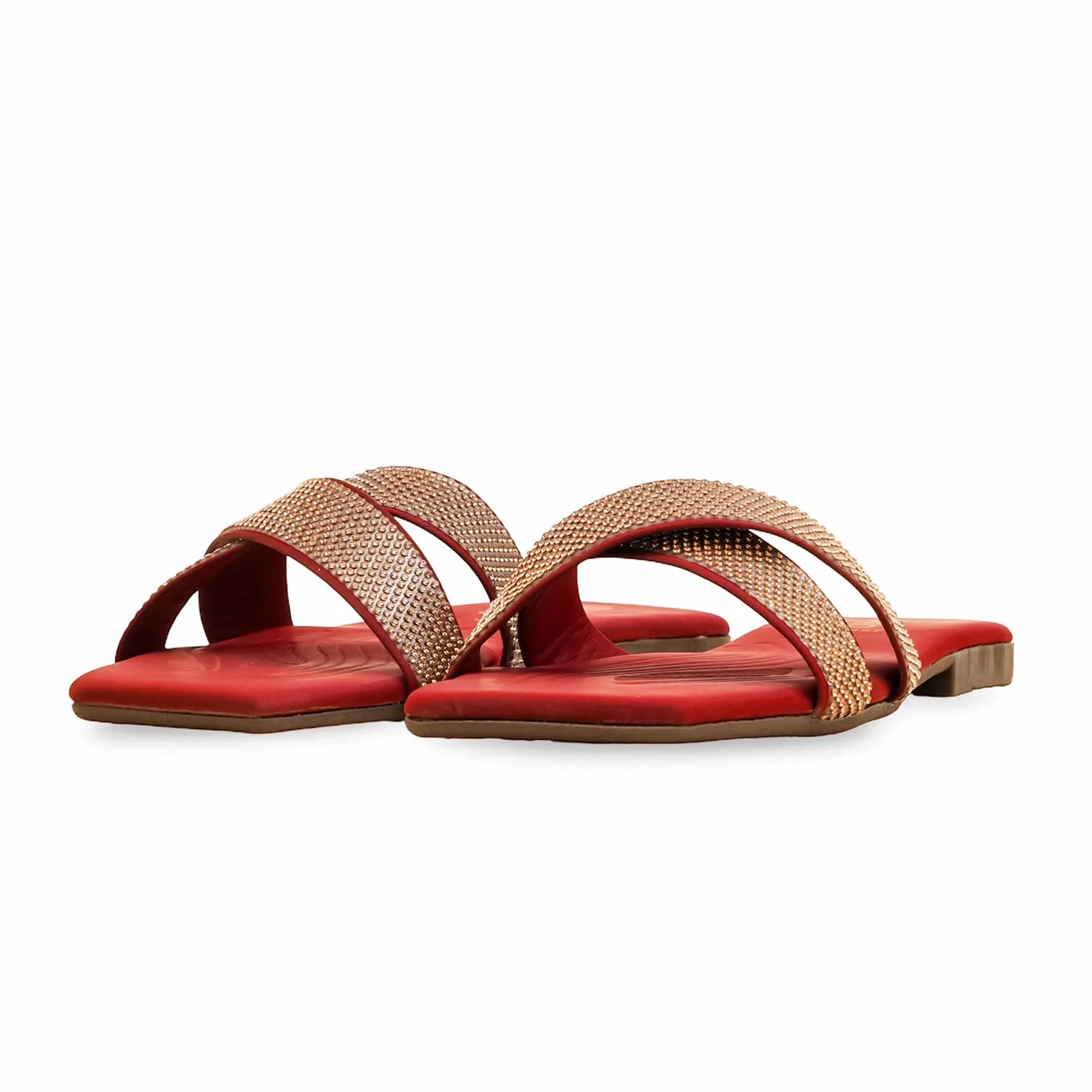 Sweat Free Lightweight Step Maroon Casual Slipper For Ladies CL2097