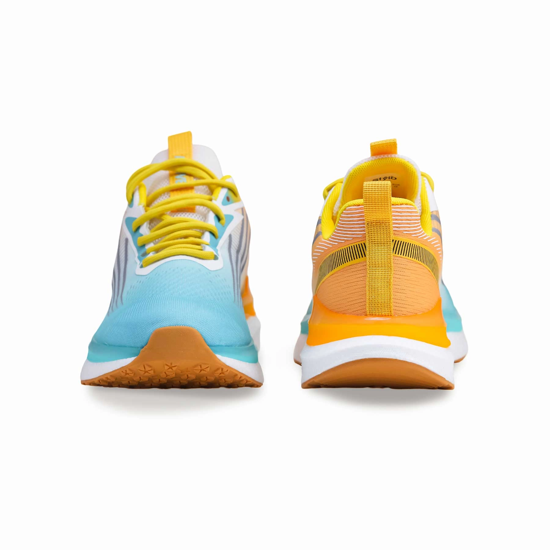 Yellow Casual Sneaker For Women AT7351 Comfort Insoles Jump High