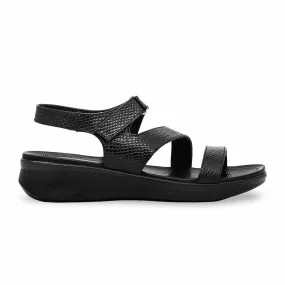 Black Formal Sandal PU0180 Heightened Style