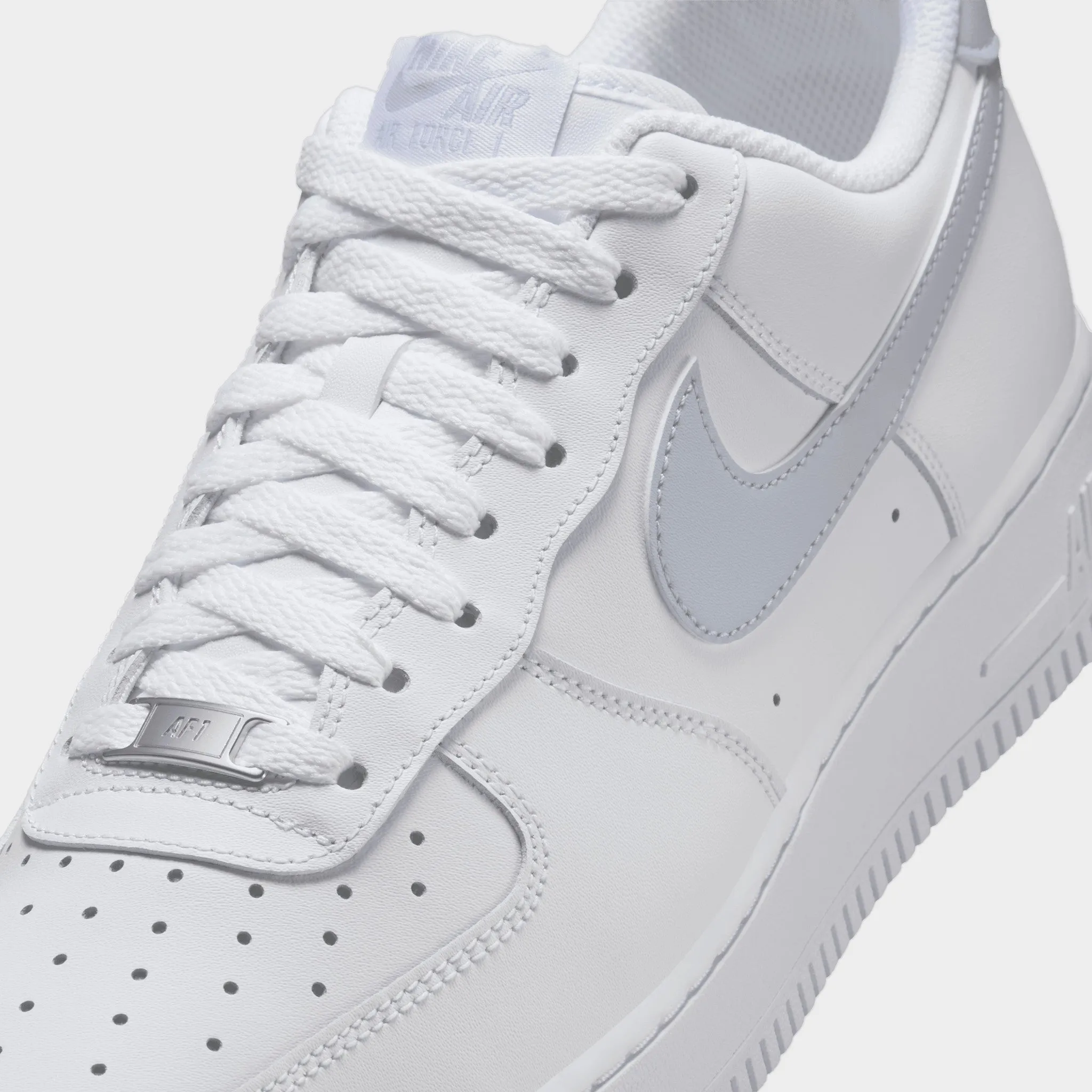 Cushioned look Nike Air Force 1 White / Grey / White