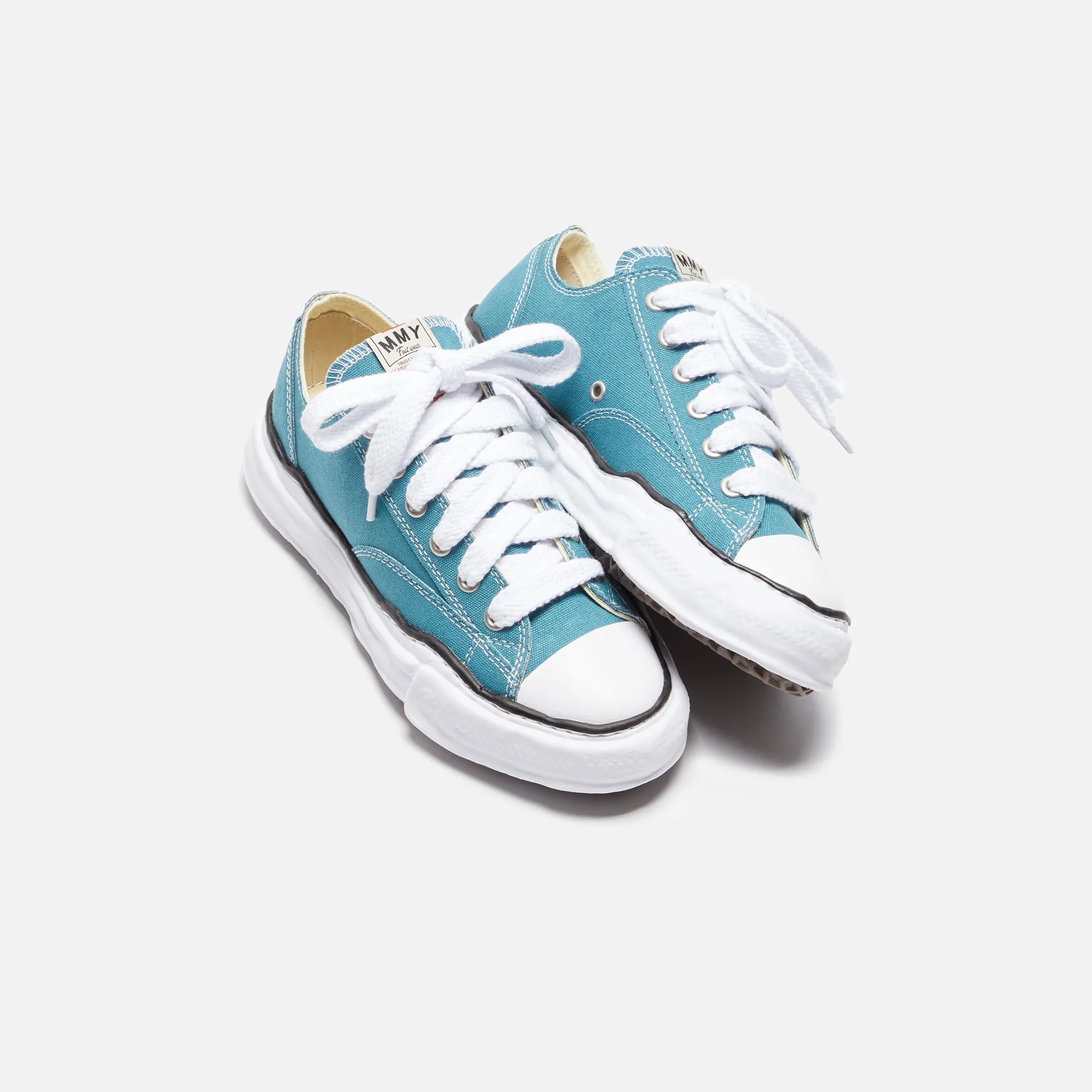 Mihara Yasuhiro Peterson Low - Blue Anatomical Toe Box