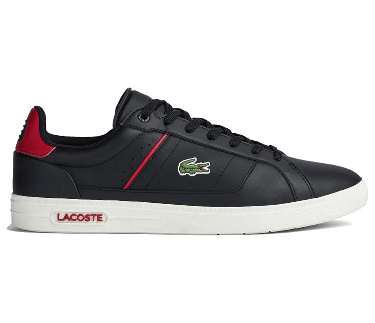 Men's Lacoste Europa Pro 222 1 (Black/Red) Abrasion Guard