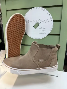 Vans Asher Mid Slip On Sneakers (Mens 8/ Womens 9.5) Anti Torsion Stability Eco Friendly Manufacturing