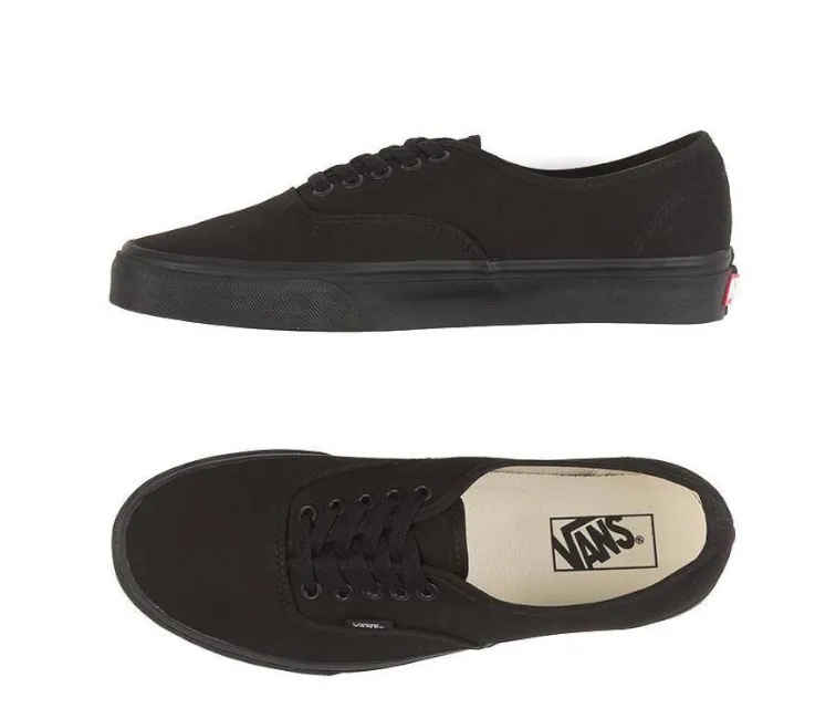Modern Fit Vans Authentic (Black/Black)