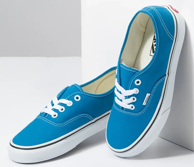 Running Comfort Vans Authentic (Mediterranean Blue)