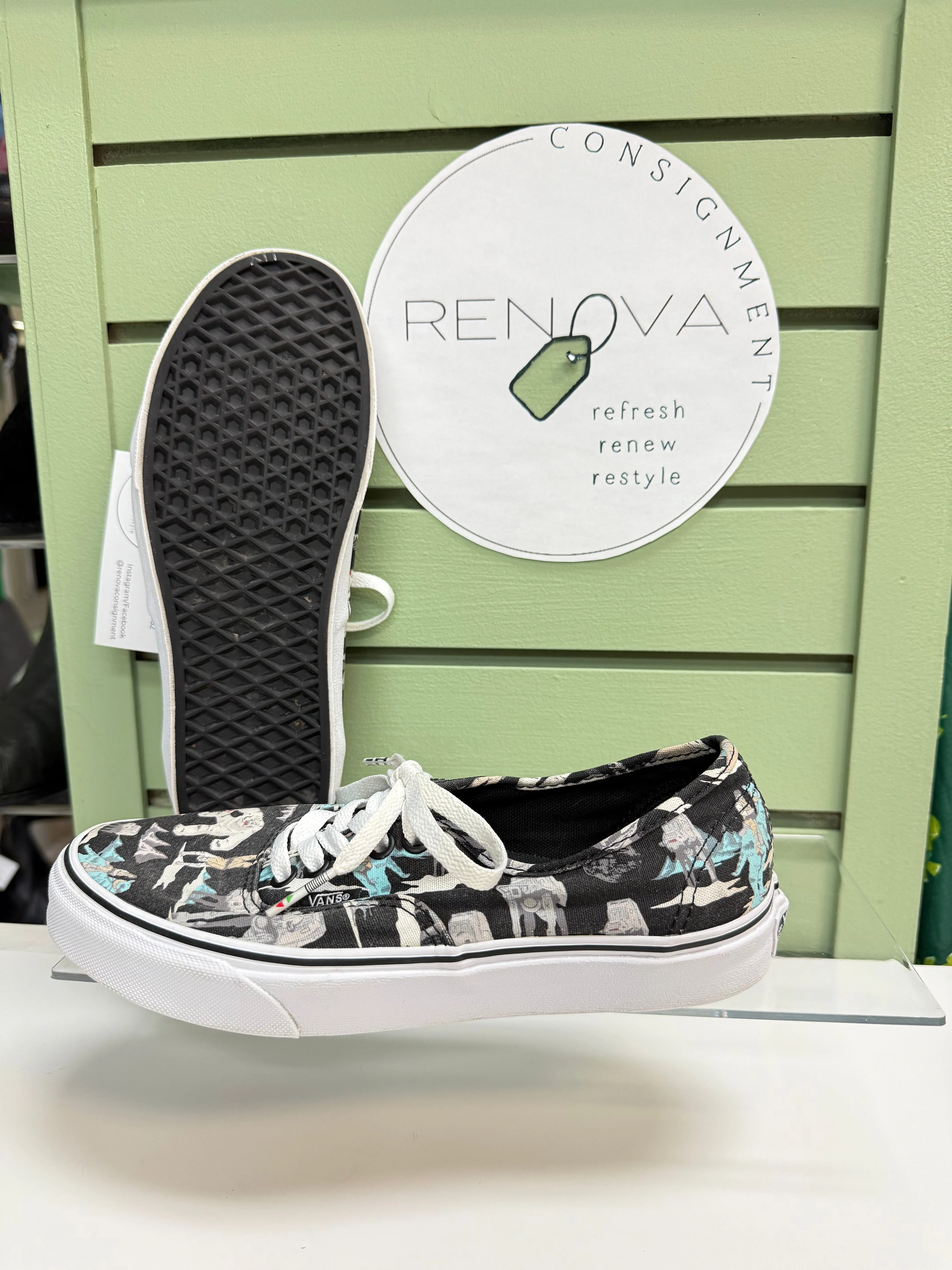 Friction reduction Vans Authentics Sneakers (Womens 8)