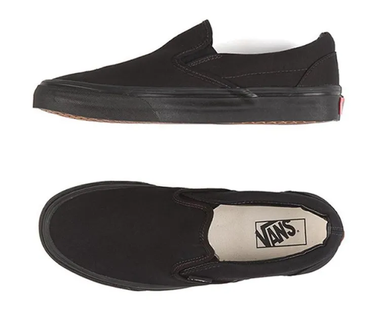 Stability Sturdy flexibility Vans Classic Slip-On (Black/Black)