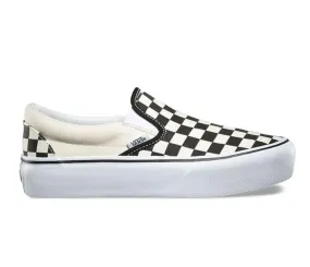 Abrasion Resistant Sole Stable Landing Vans Classic Slip-On (CheckerBoard)