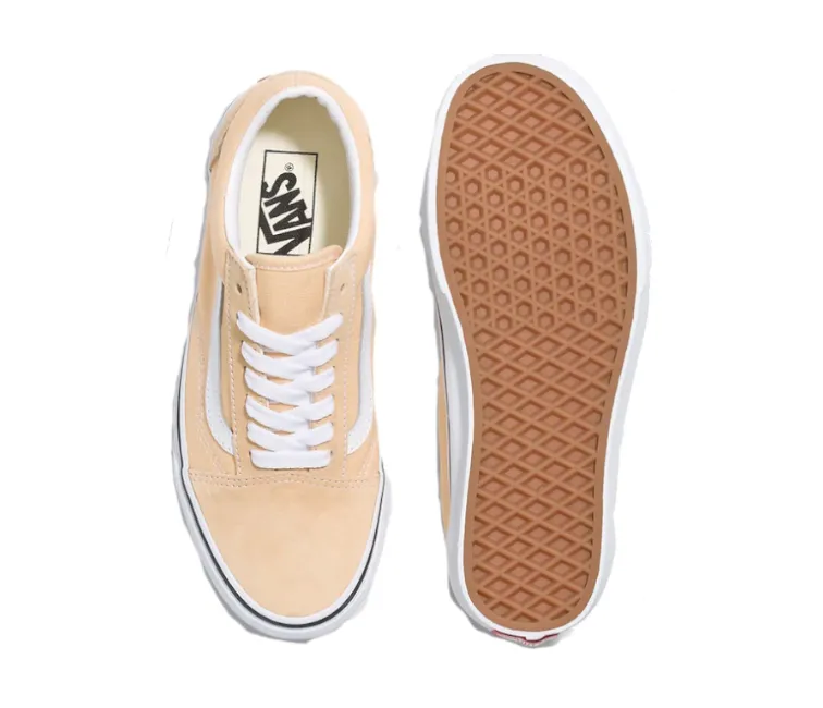 Soft Padding Elastic Ankle Vans Old Skool Colour Theory (Honey Peach)