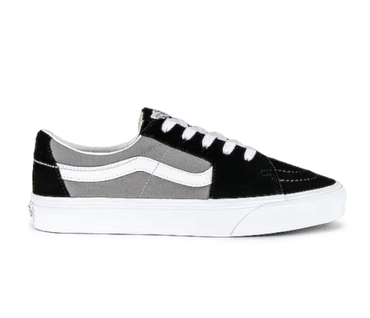 Vans Sk8 Low Unisex (Black/Drizzle) Sneaker Brands High Rebound Foam