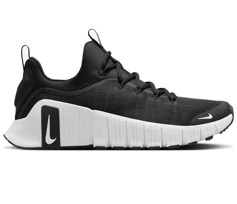 Mens Nike Free Metcon 6 (Black/White) Torsion Rigidity System
