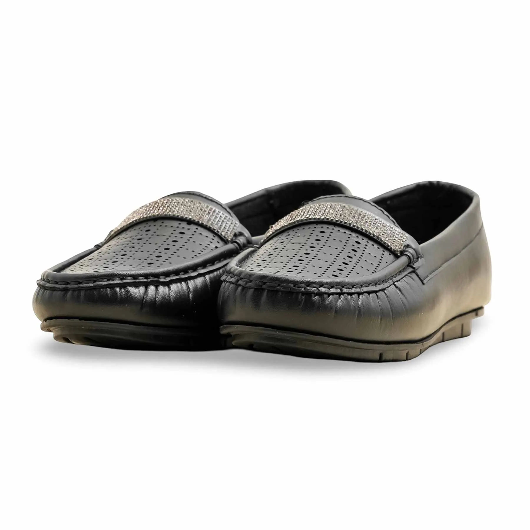 Chic Slip Island Mood Black Moccasin WN4504