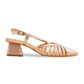 Peach Back Open WN5418 Soft Touch Stylish Sandals